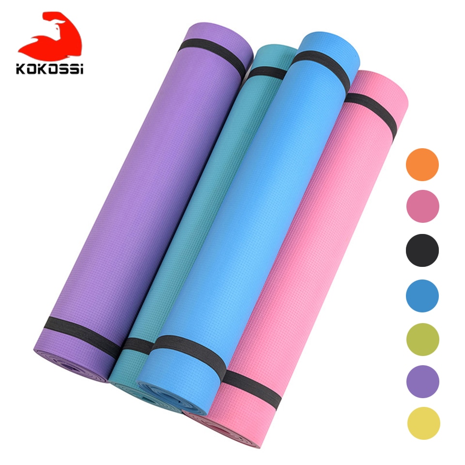 KoKossi di Modo di Yoga Zerbino Dimensioni 173x60x0.4cm Non-slip Dimagrante Esercizio Fitness Ginnastica Zerbino Del Corpo costruzione di Esterilla Pilates