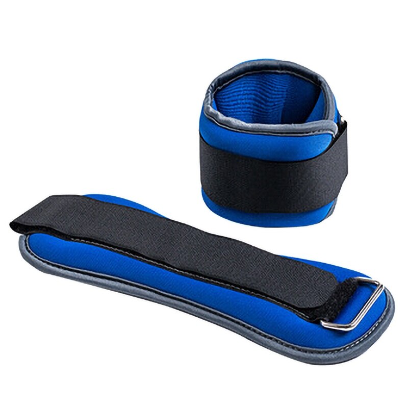 1 pcs 0.5KG/1KG Adjustable Leg Ankle Wrist Sand Bag Weights Training Sandbag Wraps Weight Lifting Fitness equipment: 0.5KG Blue