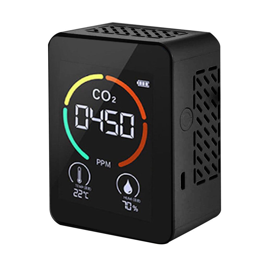 5w1 CO2 miernik cyfrowy miernik temperatury i wilgotności dwutlenku węgla TVOC HCHO czujnik formaldehydu monitor jakości powietrza