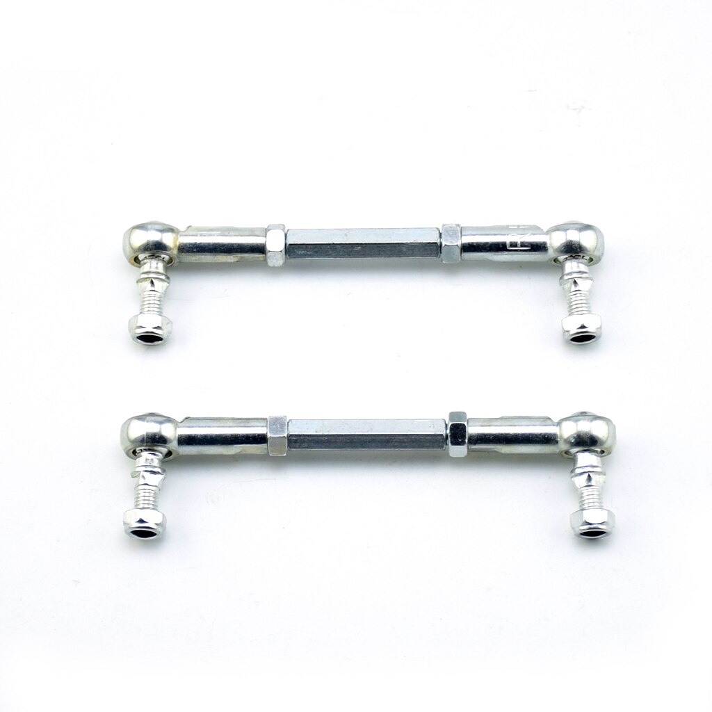 2 pce 100MM-240MM M8 Steering Tie Rod kit Ball Joint For 2 Stroke Electric Mini Kids ATV Go Kart Buggy Scooter Parts