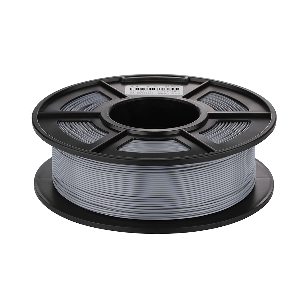 2 pieces/lot ANYCUBIC 1.75mm PLA Filament 1KG/Roll Neat Spool No Bubble Tangle Print Smoothly ECO-friendly For Mega Chiron Vyper: 1KG Silver-2PCS