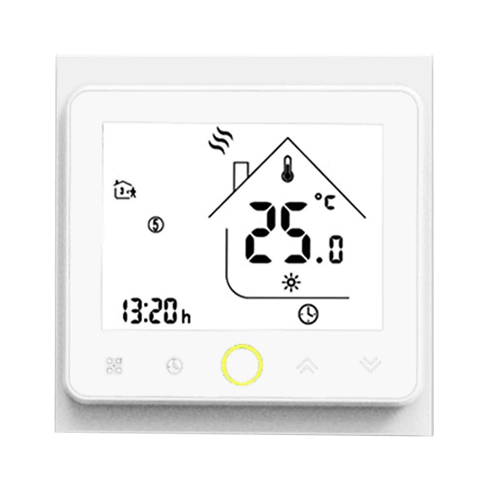 AC95 ~ 240V biały inteligentny termostat WiFi regulator temperatury robić elektrycznego ogrzewania podłogowego z Alexa Google Dom