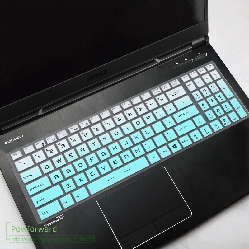 Dla MSI GS63 GS63VR Stealth Pro GT73 GT73VR TITAN GP72 GP72X Leopard GE62VR GE72VR 15 17.3 klawiatura laptopa obudowa ochronna: fademint