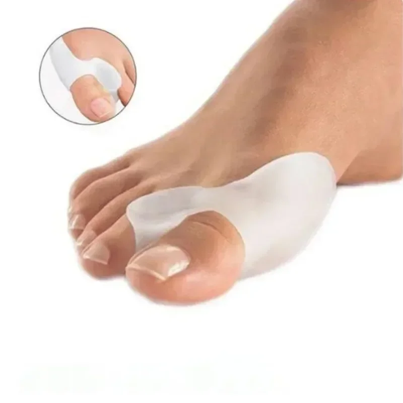 2 Stuks Siliconen Gel Duim Corrector Bunion Voet Teen Hallux Valgus Protector Separator Vinger Stijltang Richter Voetverzorging Tool