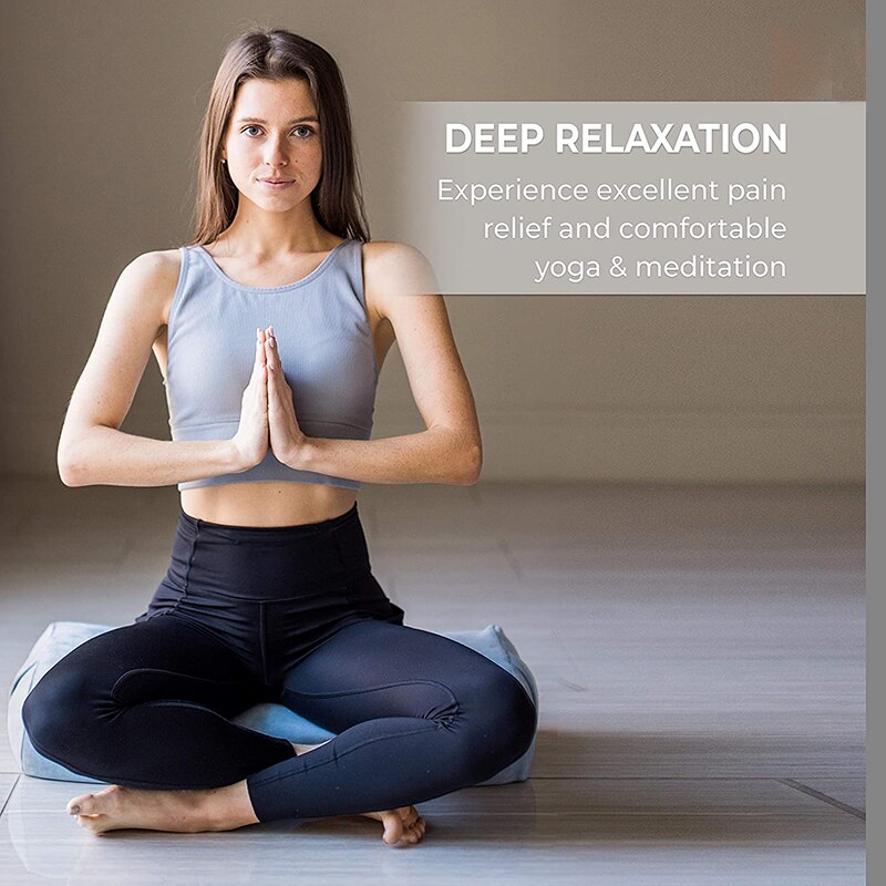 Vierkante Yoga Bolster Kussen Ondersteunende Bolster Body Kussen Meditatie Kussen Met Handvat Slaap Kussen Yoga Accessoires