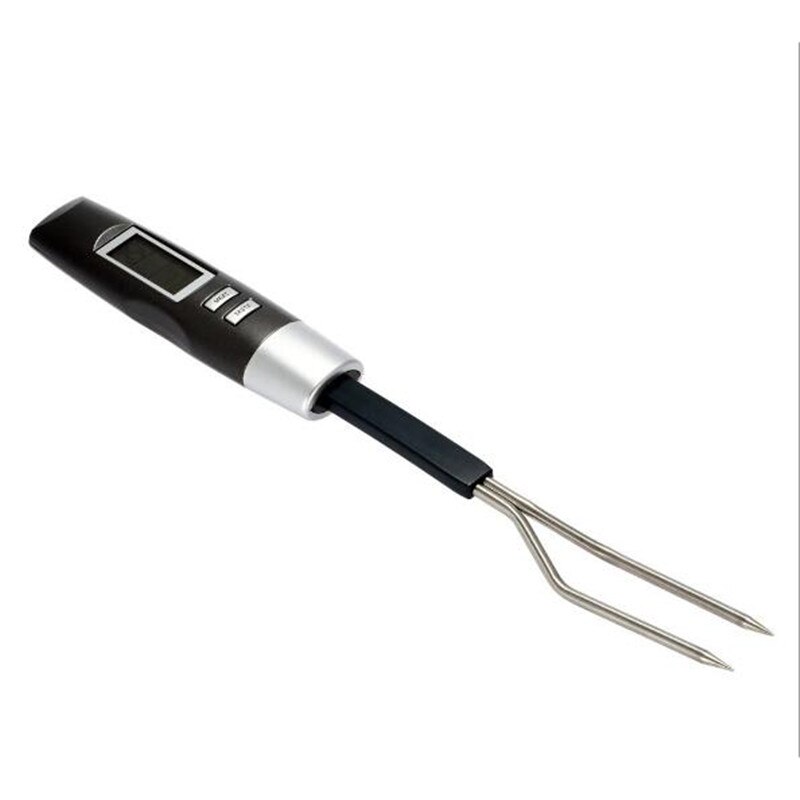 Digital Kitchen Food Cooking BBQ Meat Fork Thermometer Beef Turkey Steak Grilling Roasting Barbecue Temperature Alarm