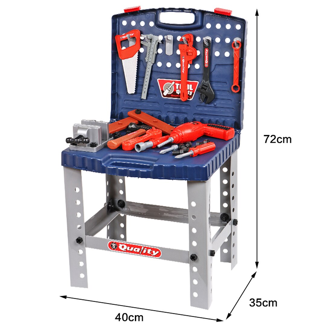 Portable Toolbox Educational Intelligence Toy Electric Maintenance Tools Repair Kit Simulation DIY Tool Stand/Table/ for Child