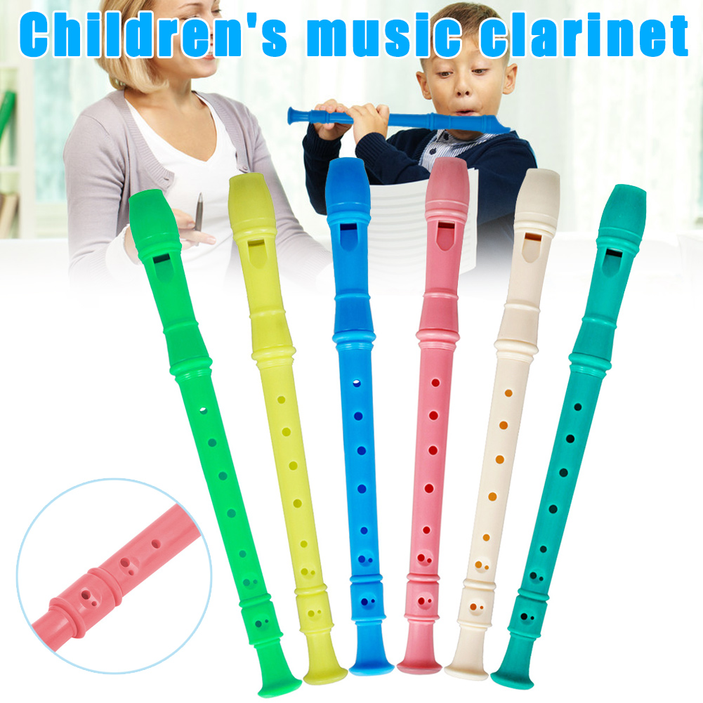 Klarinet abs musikinstrument musikundervisning med rengøringspind til børn