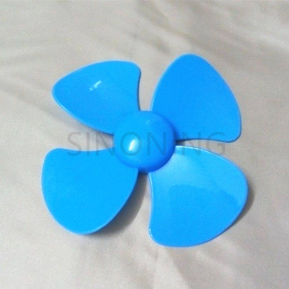 2 stk 100mm diameter plastik blade fire blade pulp fan blade små produktion diy blå