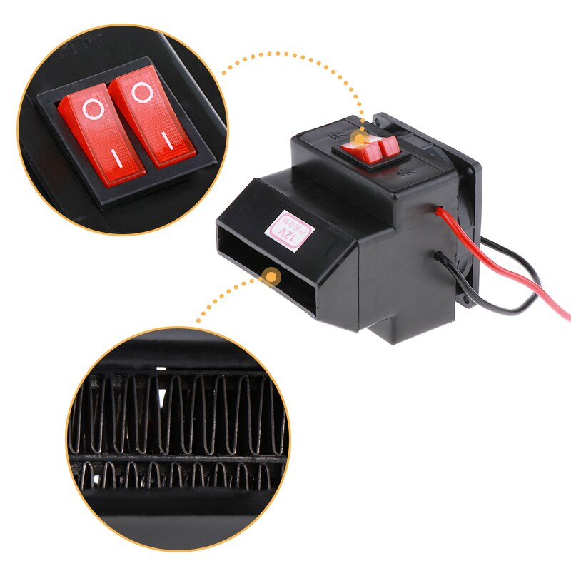 Car Heater 12V 300W Air Heater Parking Heater Coolant Heater Fan Windscreen Demister Defroster For Auto RV Trailer Truck Boat
