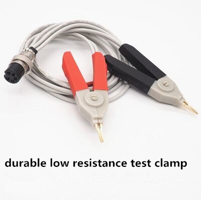 High precision Insulated four line test clip,LCR digital electric bridge test cable clip, LCR meter