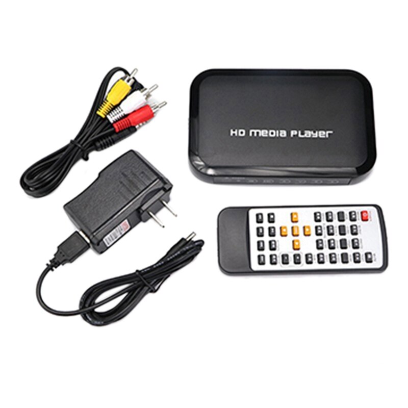 HFES 1080P Multimedia Player Full HD Media Player AV VGA HDMI Interface Multi-Language Multi-Function Video Player