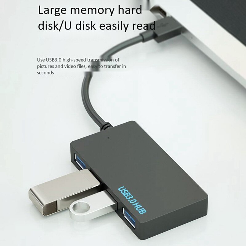 Docking Station, Lightweight and Durable Portable 4-Port Docking Station Suitable for Laptop