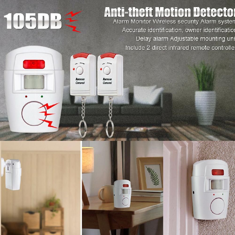 Remote Control Infrared Alarm Anti-theft Wireless Alarm Detector larm Security Systems Home Use