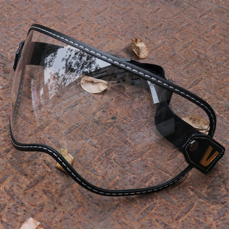 VGV Motorbril Universeel Bubble Masker UV-bescherming Retro Motorrijden Brillen Helm Lens verblindingspreventie Retro: Blauw