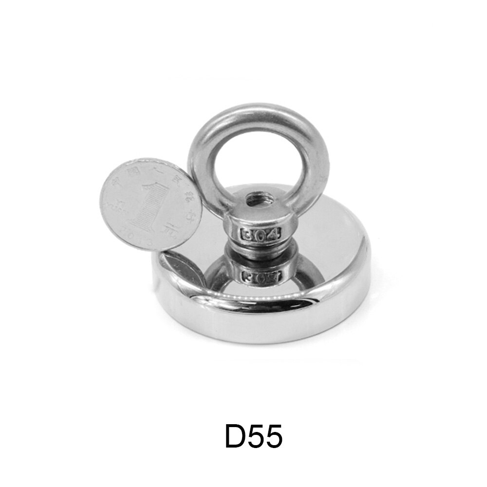 D20 d25 d32 d36 d42 d48 d60 d75 supersterke magneetpot vismagneet berging vishaakmagneten permanente krachtige magnetische: D55