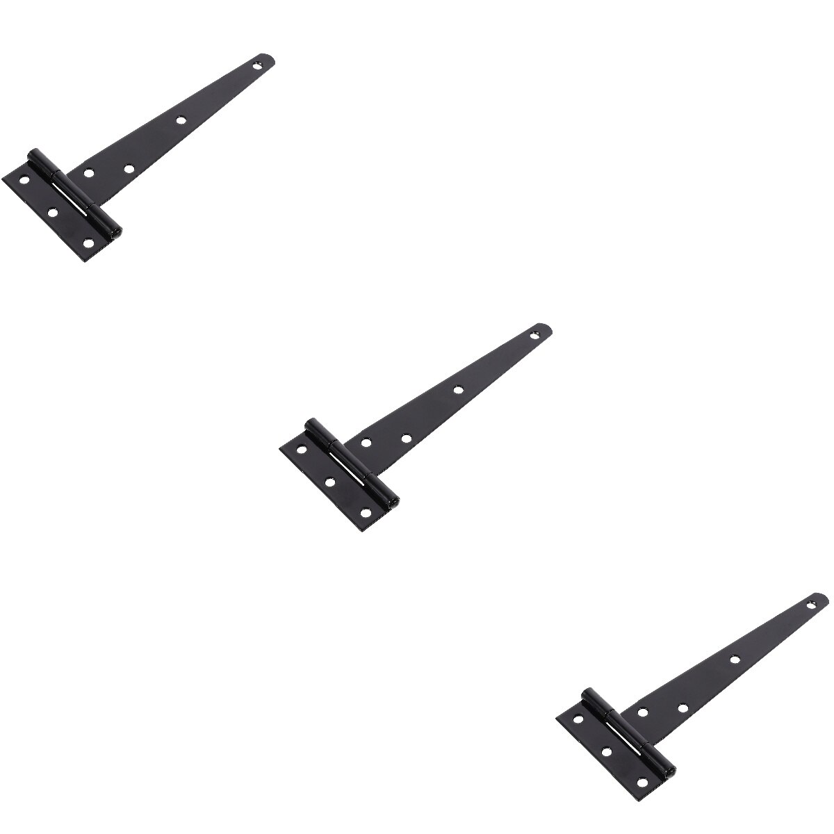 3 pcs Door Hinge Low-carbon Steel Light Hinge Gate Strap Hinge