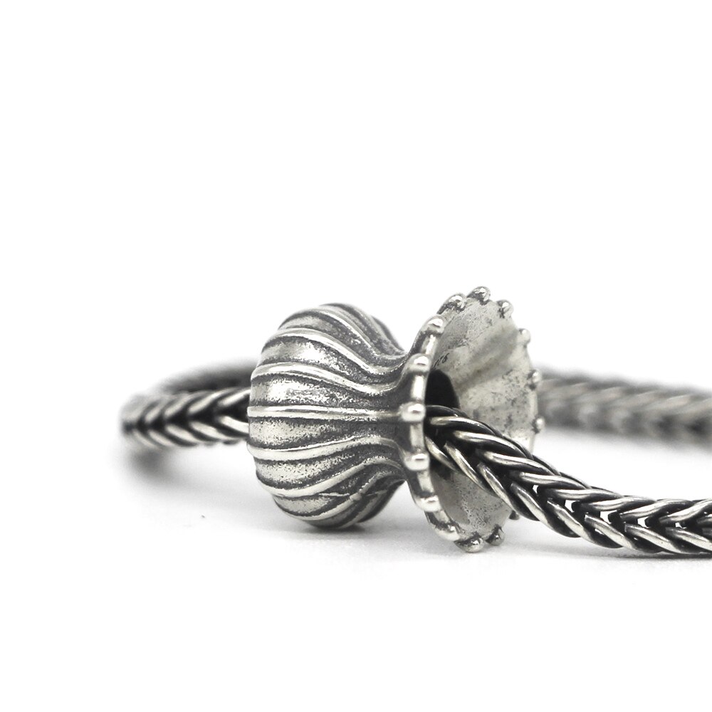 Visco genuíno 925 prata esterlina cápsula de vida spacer rolha charme talão caber europeu troll 3.0mm pulseira jóias