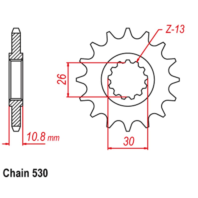 530 Chain Front &amp; Rear Sprocket gear 17 and 42 Teeth For YAMAHA YZF-R1 YZF R1 1998 FZ1 FZ1 N FZ1 S FZS 1000 Fazer 2001