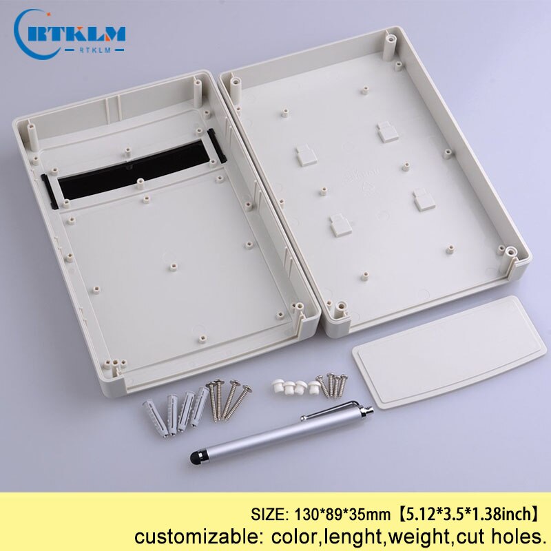 ABS wall box mount junction box diy plastic enclosure project case Plastic housing for electronics instrument case 130*89*35mm