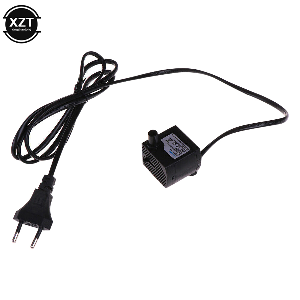 Mini AC 220 V 3 W Tauch Wasserpumpe Aquarium Brunnen Luft Aquarium Teich Wasserpumpe EU Stecker 220 v Wasser Pumpen