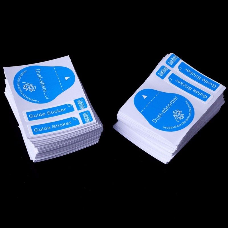 Protector de pantalla para tableta y teléfono móvil, guía de absorción de polvo, pegatina de despolvo, lote de 200X