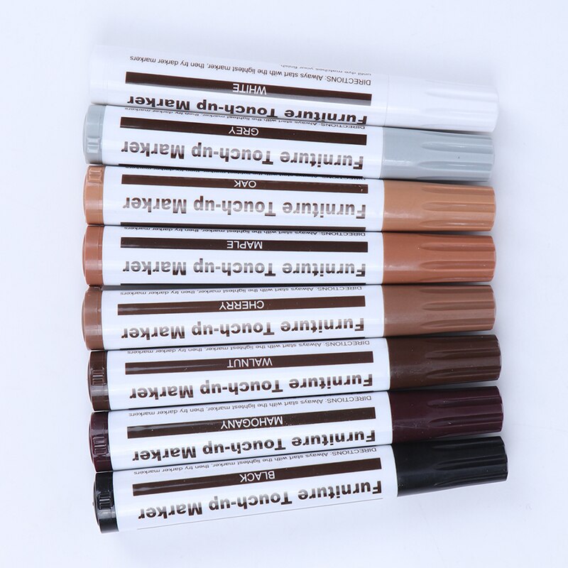 1pc Furniture Repair Pen Markers Scratch Filler Paint Remover For Wooden Cabinet Floor Tables Chairs