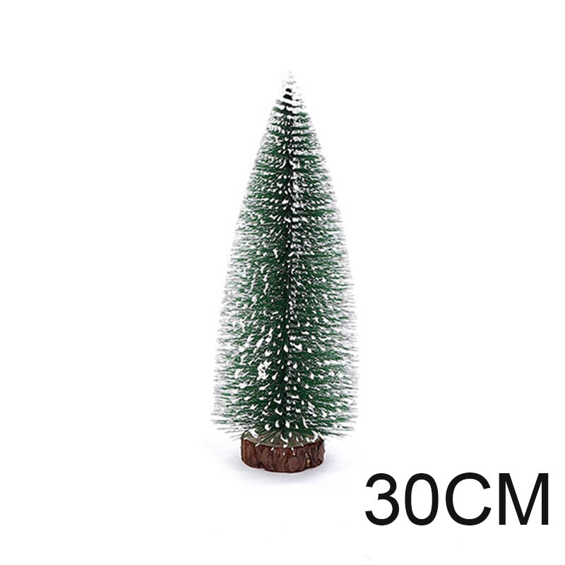 Mini Christmas Tree Small Pine Tree with Wooden Bases for Xmas Party Home Tabletop Tree Decor QJS Shop: 30cm