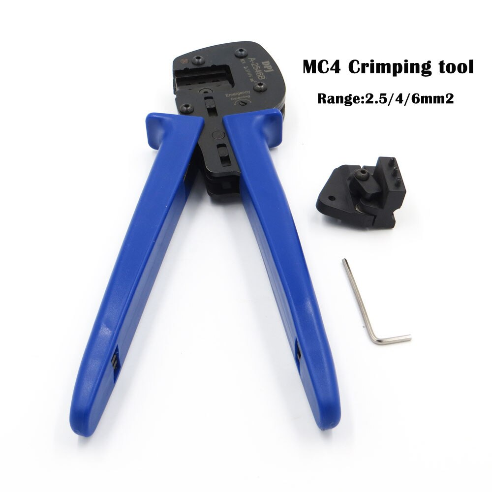 PV Y 3Y 4Y zweig modul PV Stecker für Solar- Tafel parallel verbindung anschließen Solar- System Cutter Stripper Crimpen Werkzeug: A2546B crimpen Werkzeug