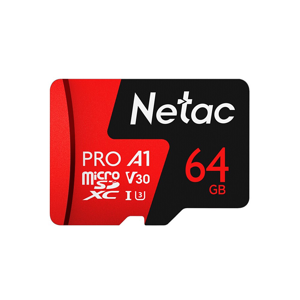 Netac  p500 pro 64gb micro sd-kort 128gb tf-kort  u3 v30 computer videokort op  to 100mb/s 256gb hukommelseskort til smartphone drone: 64gb