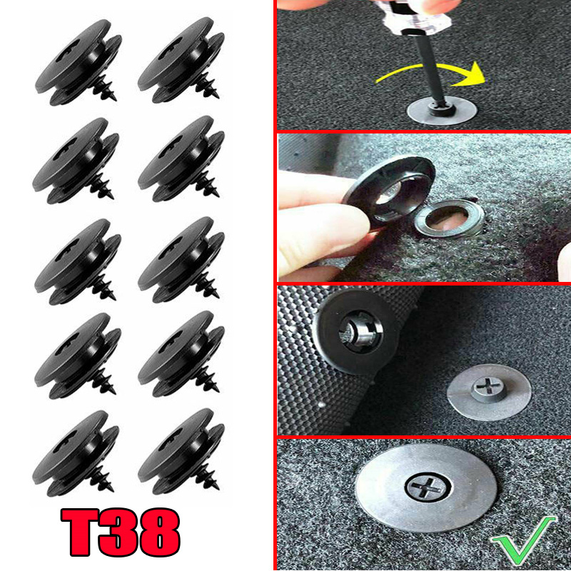 8 Stuks Universele Auto Vloermat Clips Retentie Houders Grips Tapijt Bevestigingsklemmen Gespen Anti Slip Fastener Retainer Slip