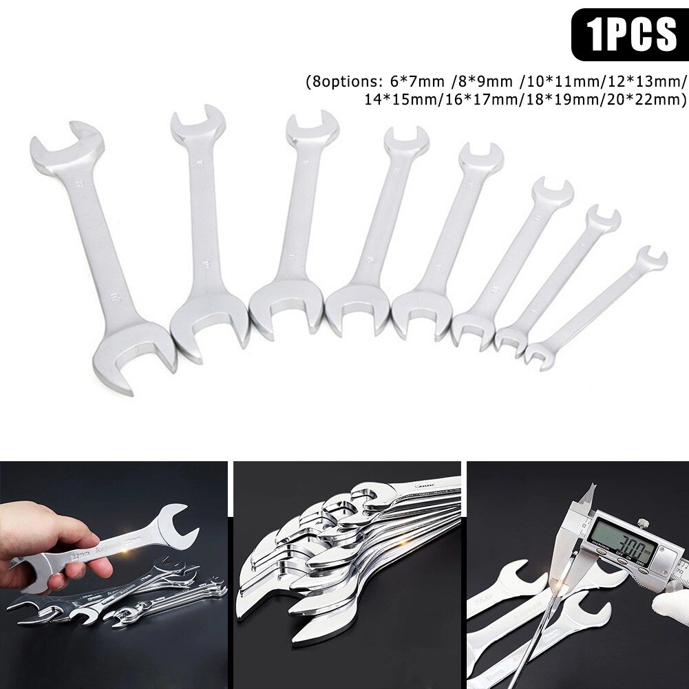 Spanner Dunne Steeksleutel Set Ultra-Dunne Platte Wrench Tool Sanitair Tubing6 * 7/8*9/10*11/12*13/14*15/16*17/18*19/20*22 Sleutels