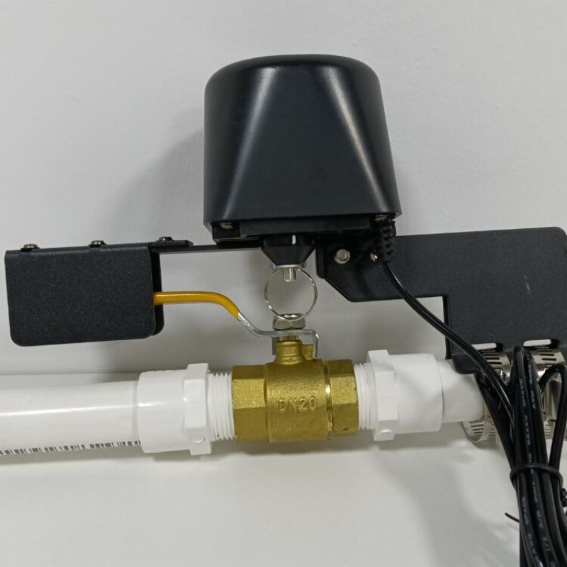 Tuya Smart Water Valve Wifi Automatic Pipe Gas Ball Valve Electric Manual Control Switch Tap Work With Alexa Google Smart Life