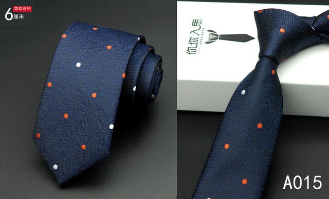 Mens Silk Tie Navy Blue Yellow Striped Slim Necktie 6cm Business Wedding Gravatas Luxury Handmade Gold Tie: 3