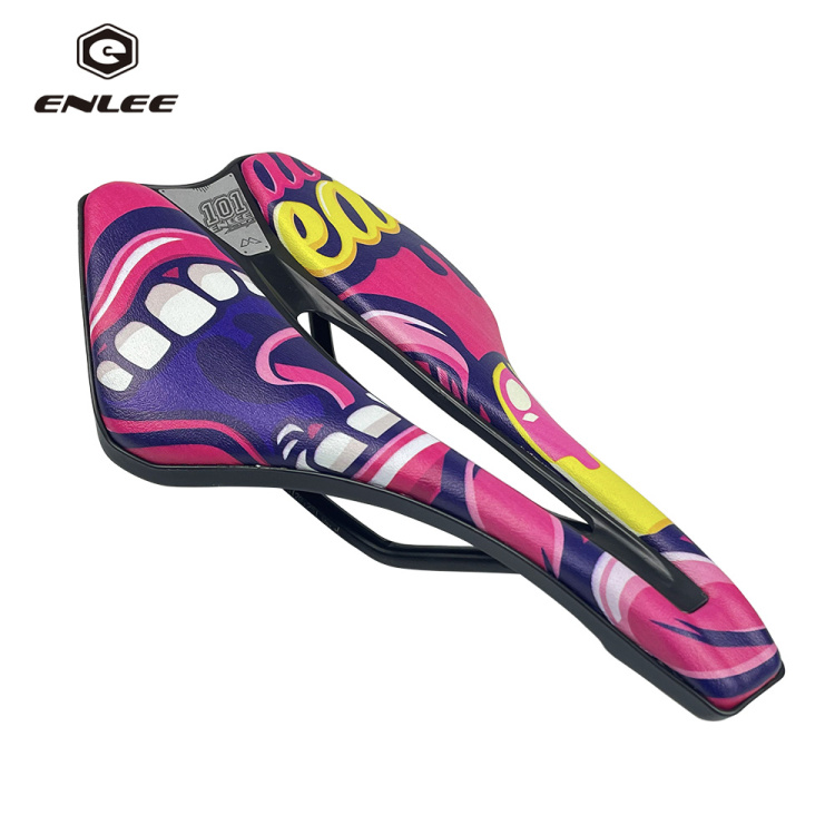 Ultralight Breathable Full Saddle Bicycle Vtt Racing Seat Wave Road Bike Saddle for Men Sans Cycling Seat Mat Bike Spare Parts: style E