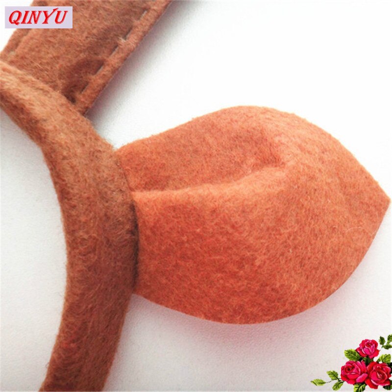 Weihnachten Kopf Schnalle Süße Braun Hirsch Geweih Headwear Mit Ohr Santa Rentier Stil Weihnachten Dekoration Ätherisches 6Z-HH112