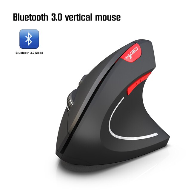 5D Ergonomic Vertical 2.4G USB Wireless Wireless Mouse for PC 1600 2400 3200DPI Adjustable Bluetooth Mouse: Bluetooth version