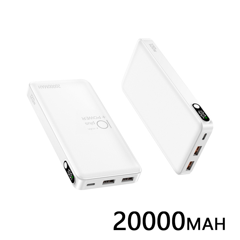 Carregamento super rápido 100000mAh Banco de potência de alta capacidade Bateria portátil Display digital Power Bank para iPhone Samsung Huawei: Dourado