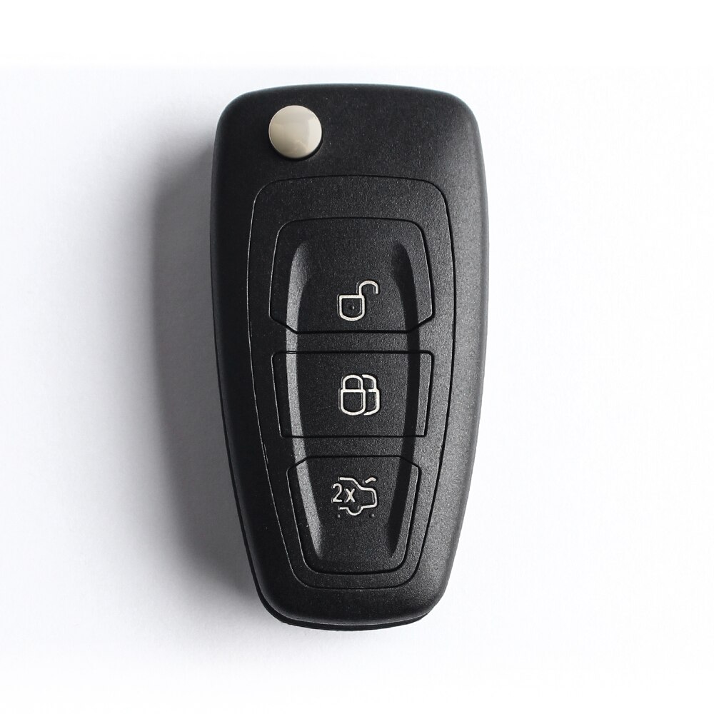 KEYYOU-Funda de mando a distancia plegable para Ford Focus 3, 3 botones, para conectar a mondeo c max: Original Key