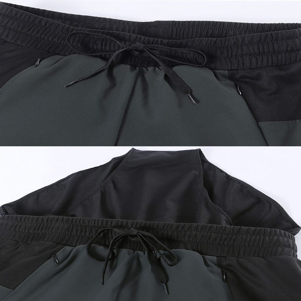 ARSUXEO männer Lauf kurze Hose draussen-Sport Joggen 2 in 1 kurze Hose mit Liner Fitnessstudio Ausbildung ÜSpund kurze Hose schnell trocken atmungsaktiv