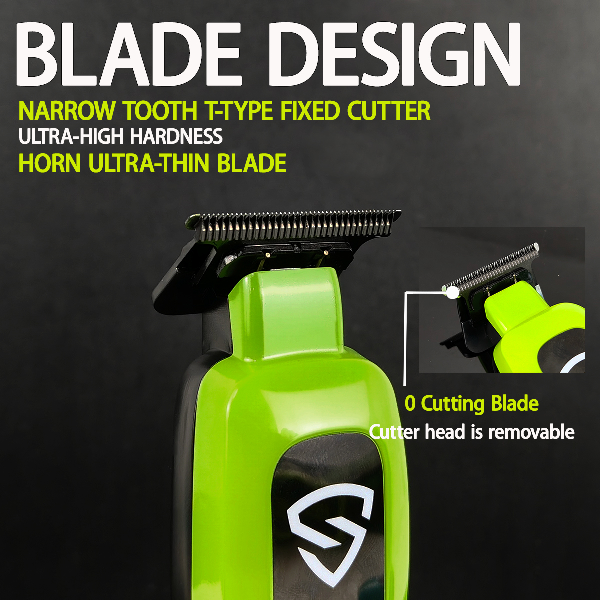 Brdclip x5 7200rpm aparador de cabelo profissional dlc lâmina de squama máquina de acabamento de cabelo detalhe clipper para homem barbearia