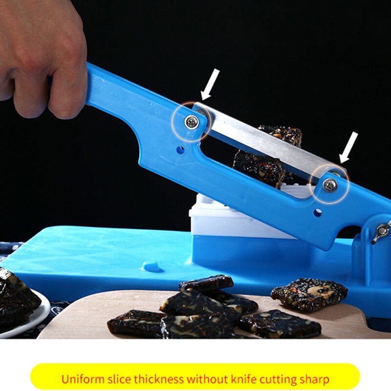 Household Table Slicer Manual Meat Slicer Frozen Lamp Cutting Machine Beef Herb Mutton Rolls Cutter Meat Slicer Nougat Slicer