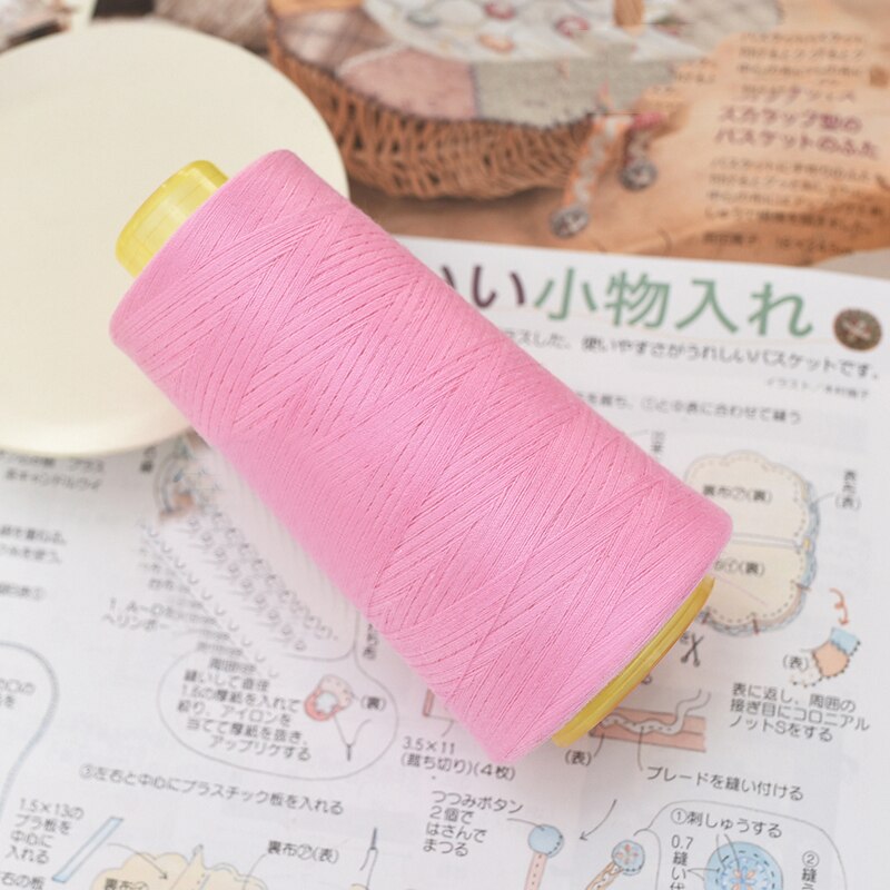 machine sewing garment sewing machine sewing accessories DIY manual 3000 yards: Black