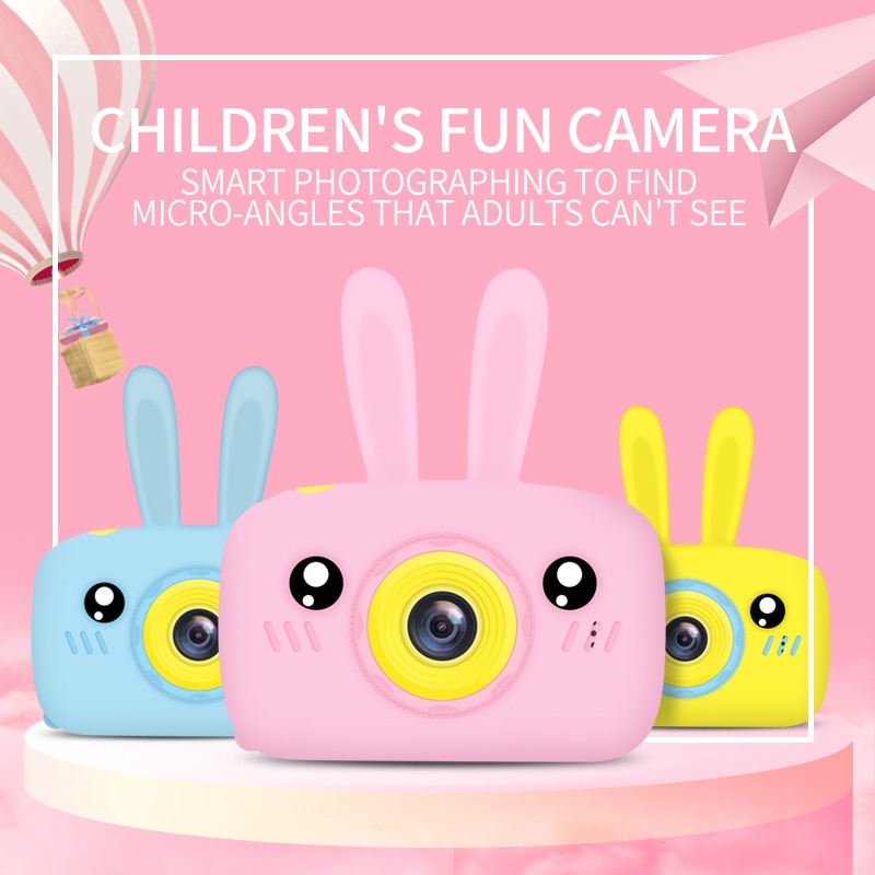 Mini Children&#39;s Digital Camera 2 Inch Full HD 1080P Multiple Modes Record Support Various Languages Kids Camera for Child