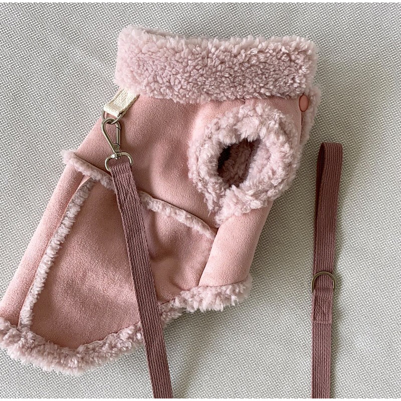 Herfst- en winterkleding voor huisdieren Klassieke effen hondenvesten Fleece warme hondenkleding voor kleine middelgrote honden Jassen Puppykleding