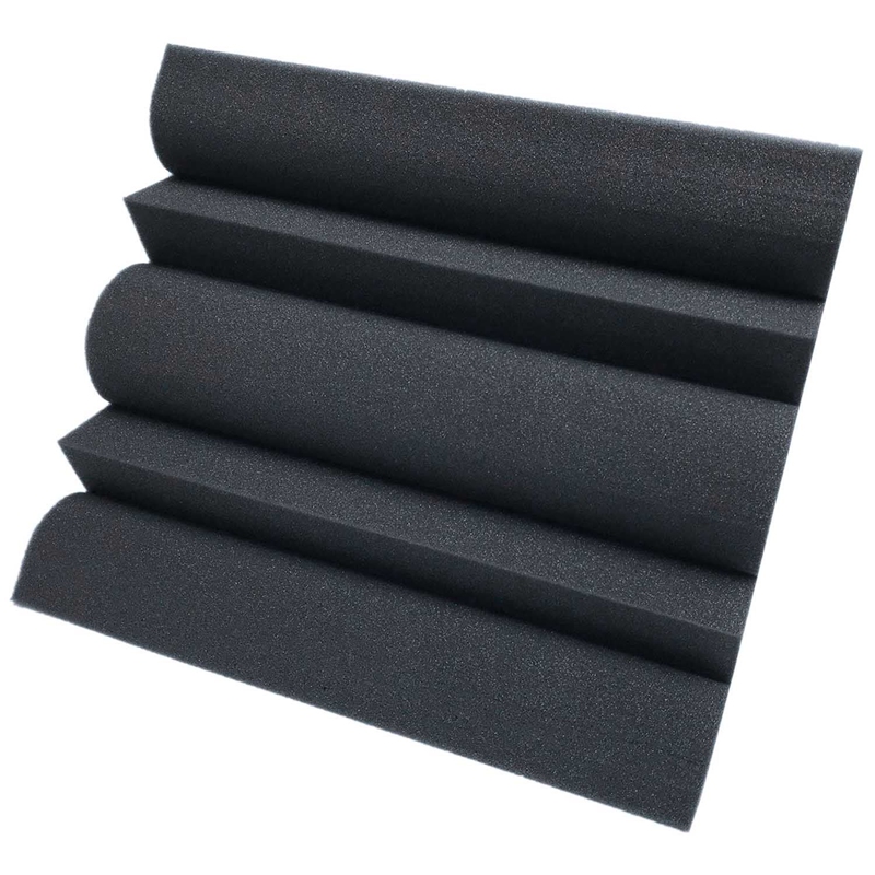 Espuma acústica 12*12*24cm da absorção sadia do estúdio do painel da armadilha do baixo de canto de 4 pces