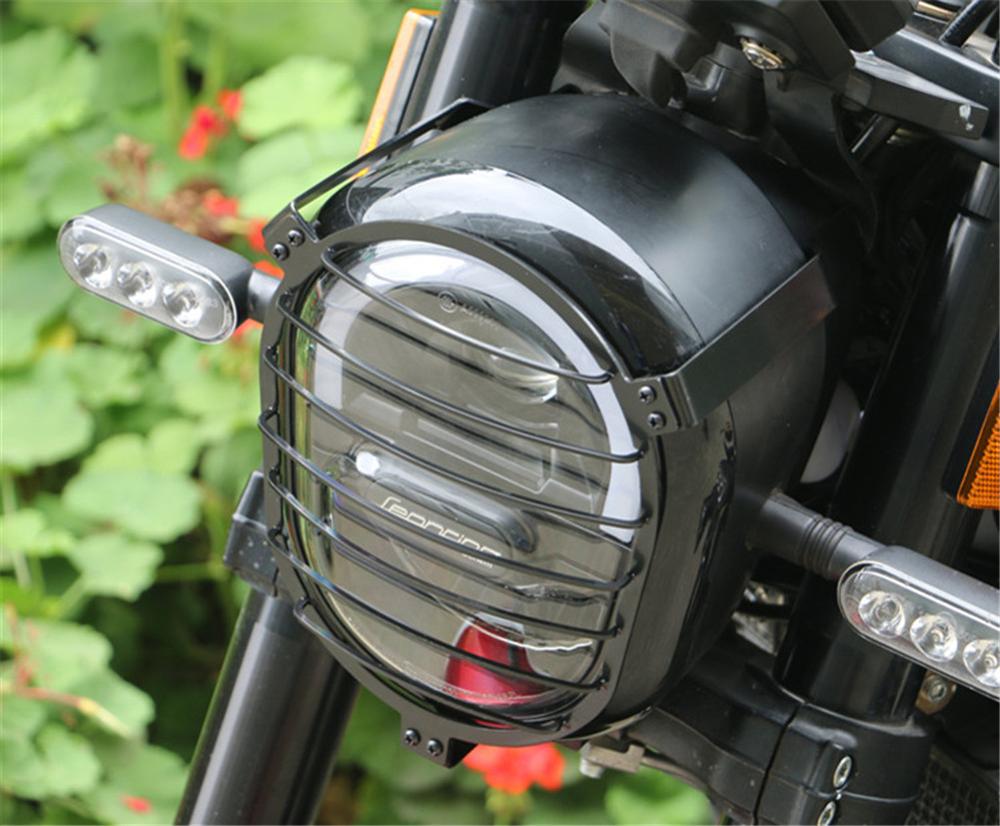 Leoncino250 Motorfiets Koplamp Grill Cover Hoofd Licht Bescherming Koplamp Guard Voor Benelli Leoncino 250