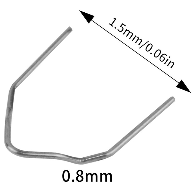 Bumper Repair Staples for Welding PVC ABS Nylon Plastic for Car Auto Bumper Repairing ,600PCS 0.8mm Corner Staples