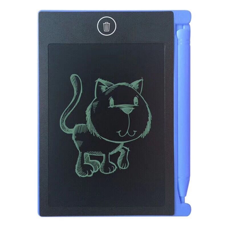 Lcd-schreibtablett, papierloses notizpad, schreib-, zeichen- und grafiktablett, 4.4 zoll