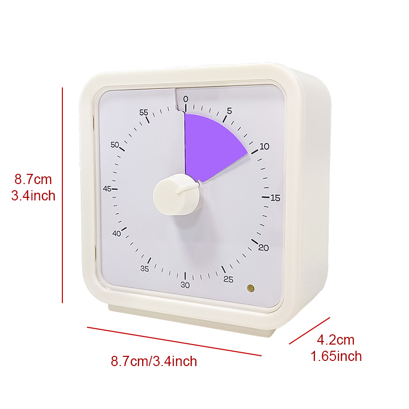 Silent 60 Minutes Google Timer Countdown Visual Kitchen Timer Productivity Pomodoro Timer for Kids Study time management